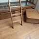 Stackable twin beds with storage chests