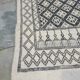 Tapis kilim blanc 155x80cm