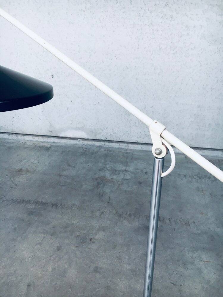 Panama Floor Lamp in Black by Wim Rietveld for Gispen, 1957