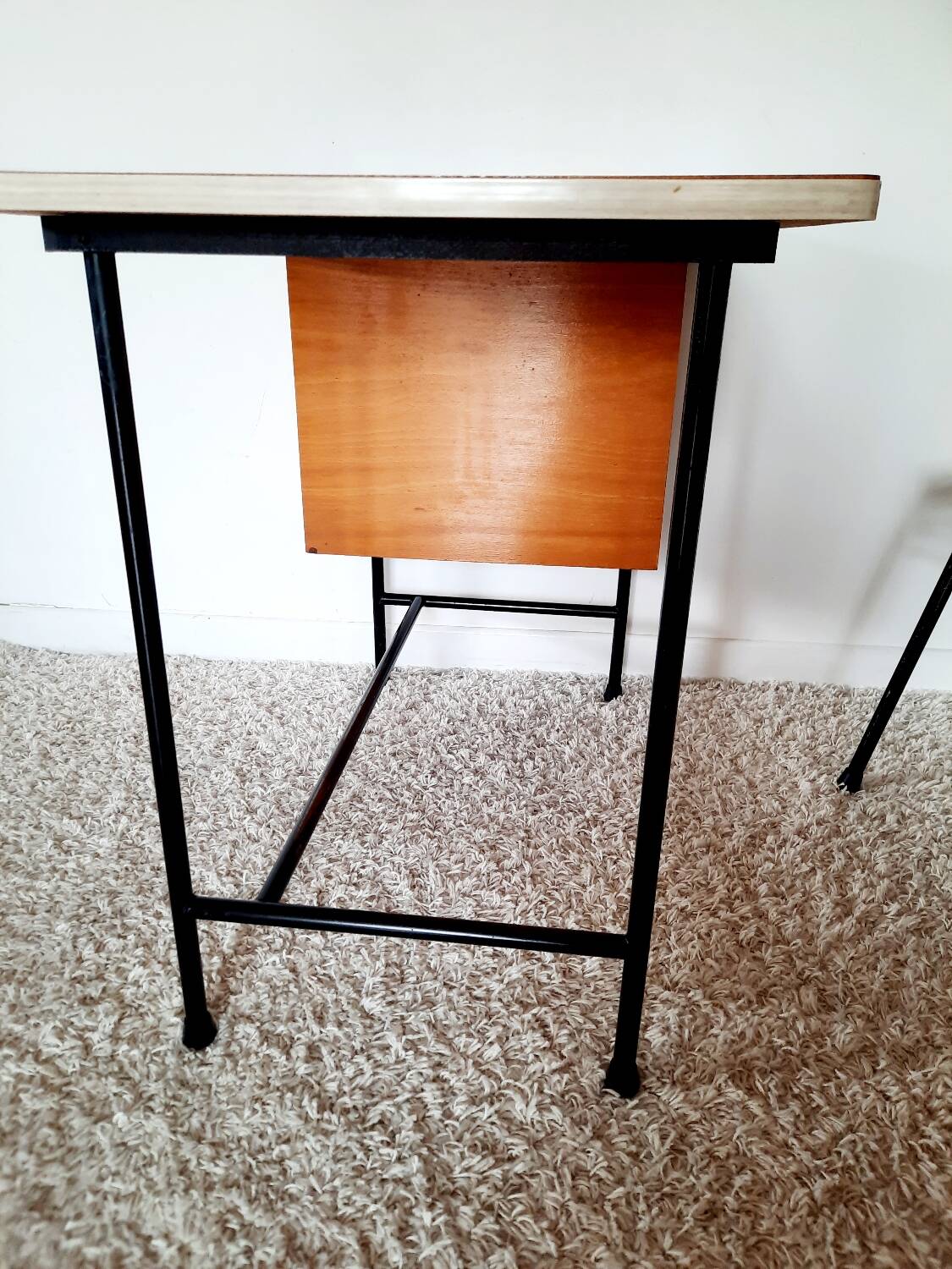 Bureau bois vintage années 50s