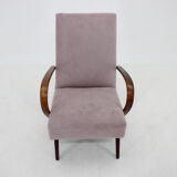 Fauteuil en teck des années 1960, Tchécoslovaquie