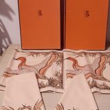 Hermes centerpiece and napkin