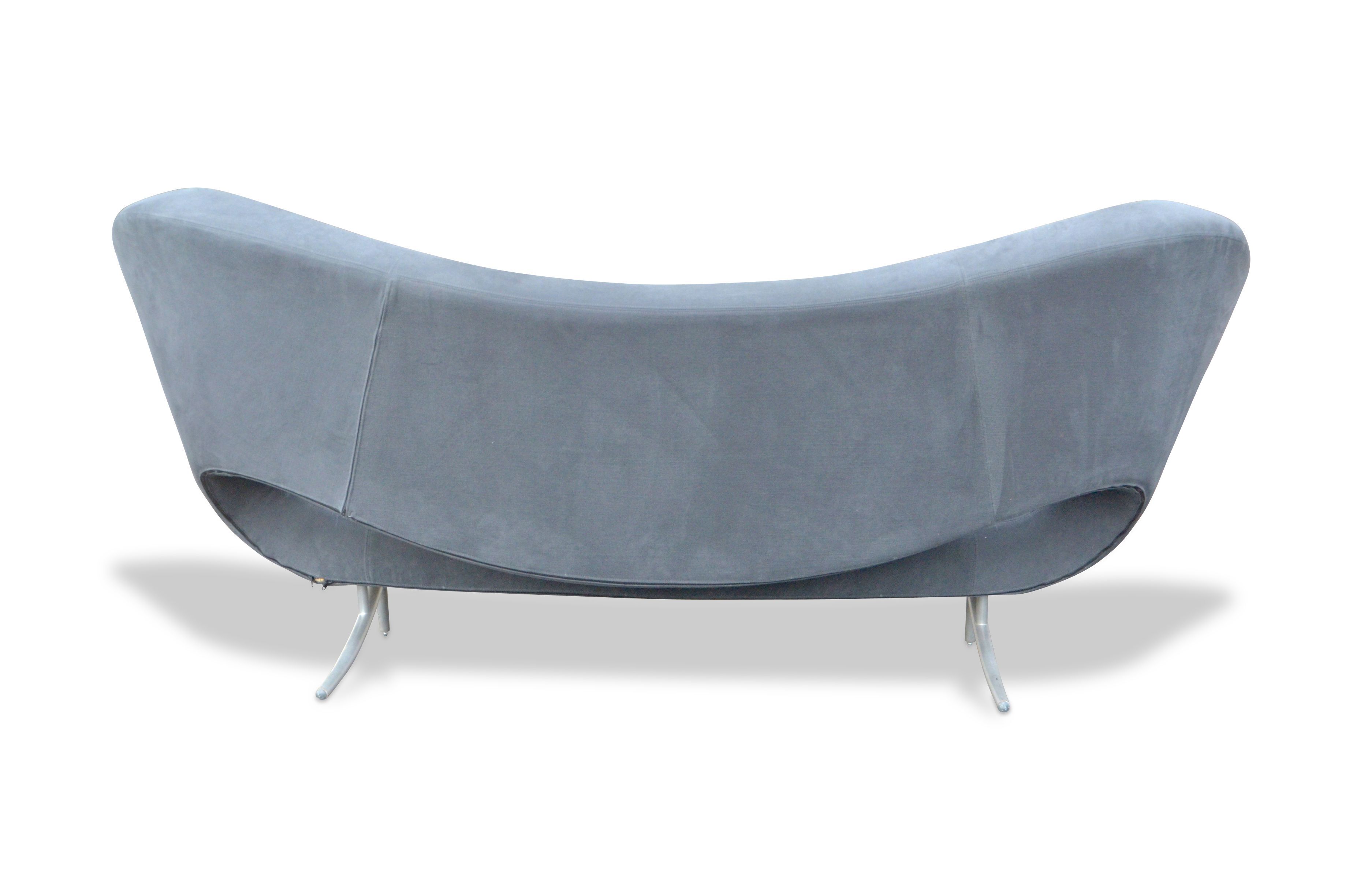 Beautiful sofa "Victoria and Albert" by Ron Arad for Moroso retaped
