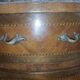 Paire de chevet style Louis xv marqueté