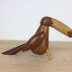 Moulin à poivre toucan par Tonn P. en teck, scandinave
