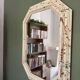 Vintage octagonal mirror