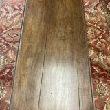 Oval walnut table