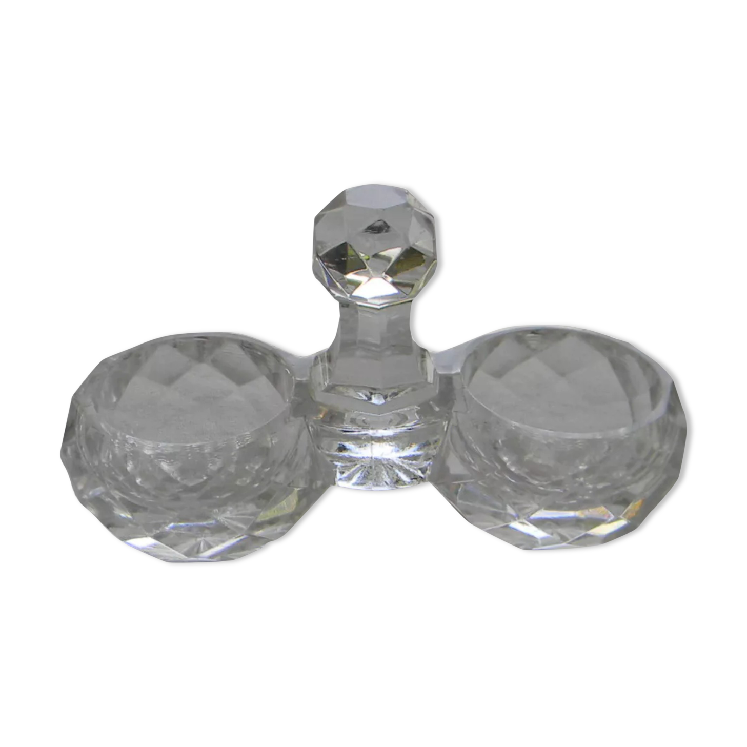 Small crystal salt shaker from Baccarat