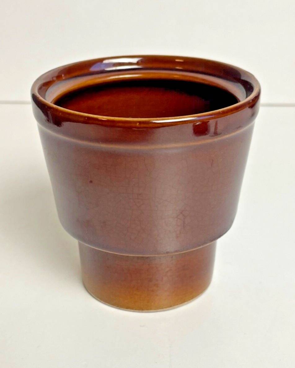 Vintage Villeroy & Boch teapot, in brown stoneware, made in Luxembourg