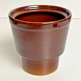 Vintage Villeroy & Boch teapot, in brown stoneware, made in Luxembourg