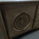 Large buffet in the Arts Décoratifs style, made of natural solid oak.