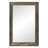 Weathered wood wall mirror (92 x 61 x 8cm)