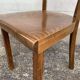 6 old lounge chairs bistro curved wood