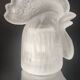 Zoomorphic carafe (28 cm) in Italian frosted glass - 1970s