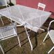 Salon wrought iron