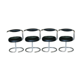 Set of 4 chairs cobra Giotto Stoppino of the 1970s