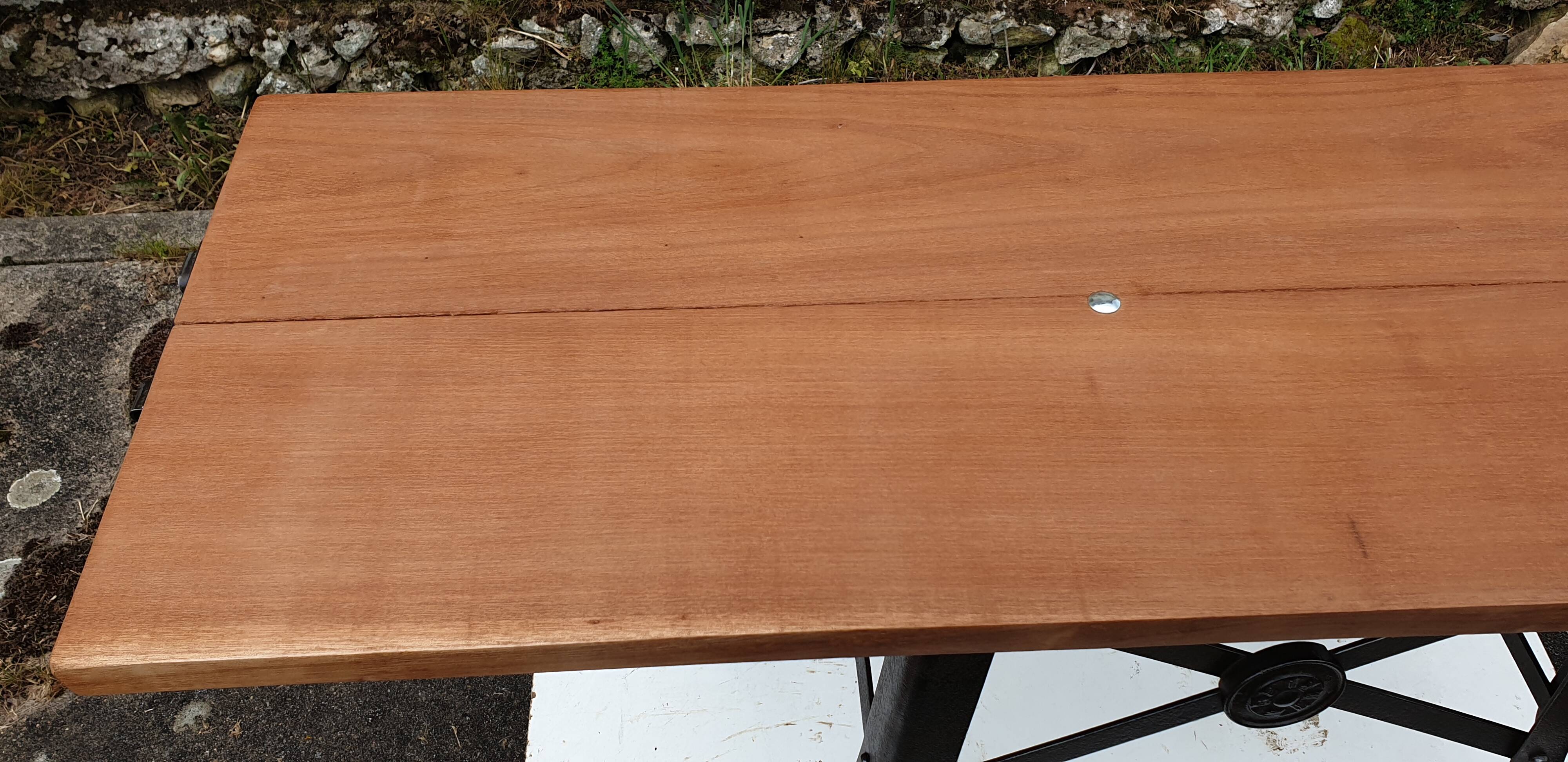 Table or console industrial machine foot 1900s