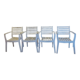 Ensemble de 4 chaises en bois