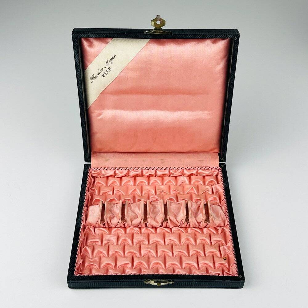 Silver tea spoons by Theodor Meyer Bern from Berndorf, 1920s, set of 6.