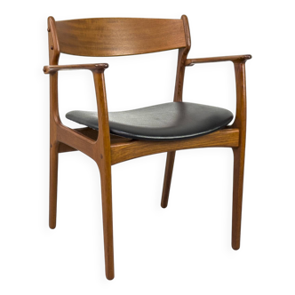Fauteuil danois en teck par Erik Buch pour OD Møbelfabrik, 1960s