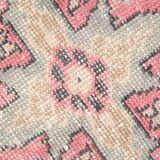 4x7 Shades Of Red Beige Oriental Vintage Rug, 126x220Cm SK 2638