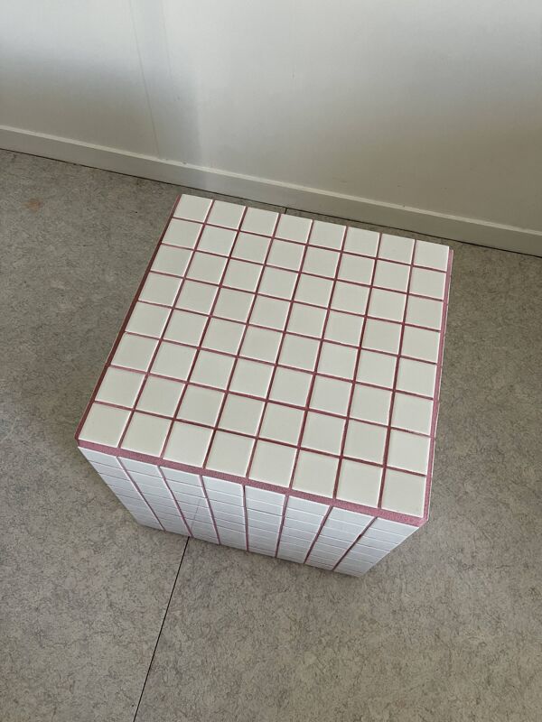 Cubes table d’appoint 40x40 céramique