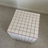 Cubes side table 40x40 ceramic
