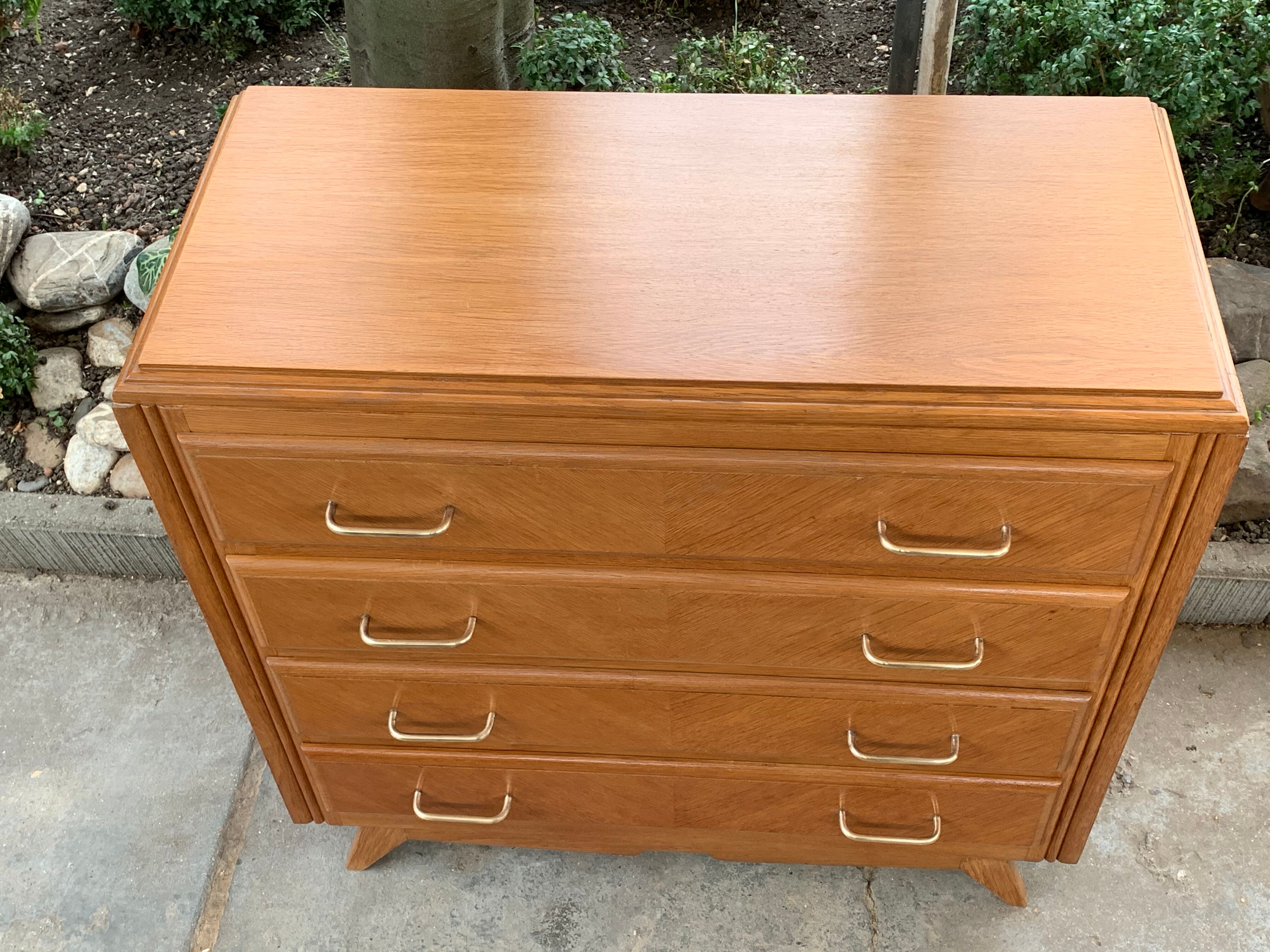 Vintage compass feet dresser