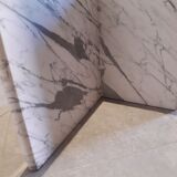 Carrara marble coffee table,