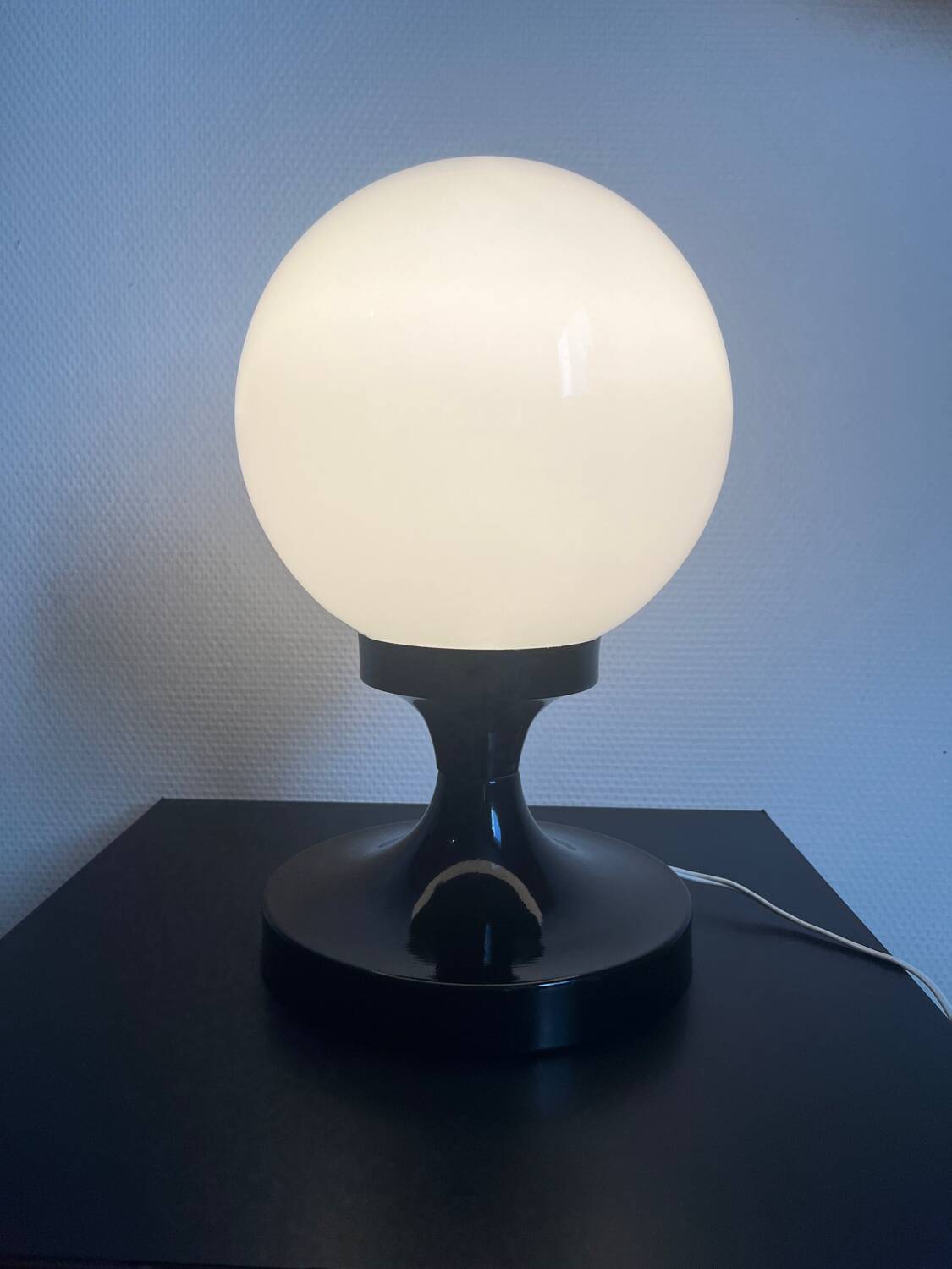 Globe floor lamp
