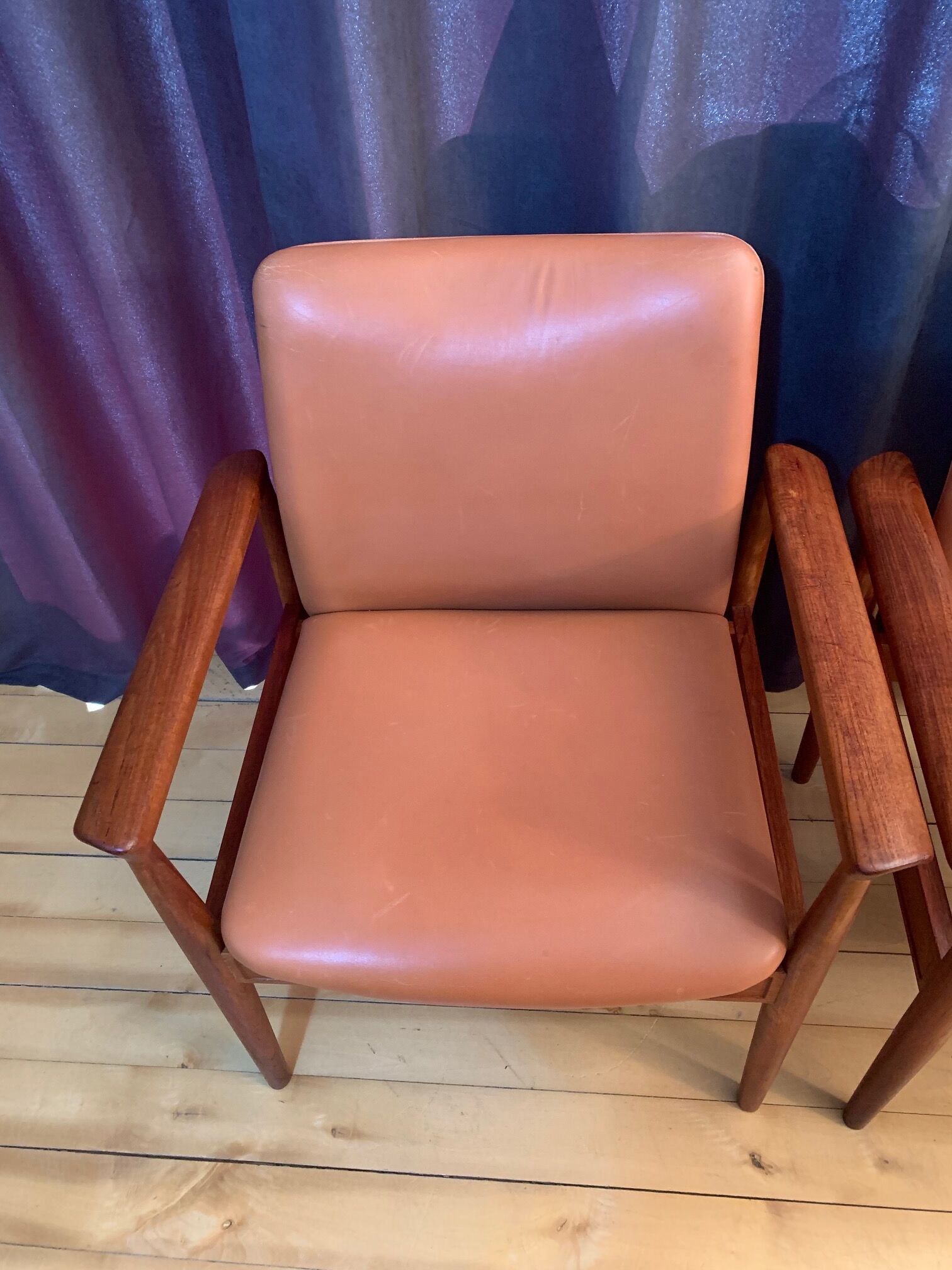 Set of six Diplomat armchairs, model 209 by Finn Juhl, Cado, 1960s
