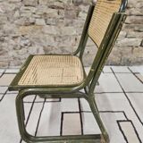 Breuer style bamboo cane chair 1980"
