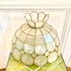 Suspension flower mother-of-pearl brass