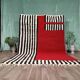 Tapis berbère en laine pure fait main traditionnelle taille 150/250 cm