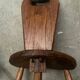 Pair of Brutalist Tripod Low Chairs