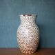 Speckled ceramic vase, west germany