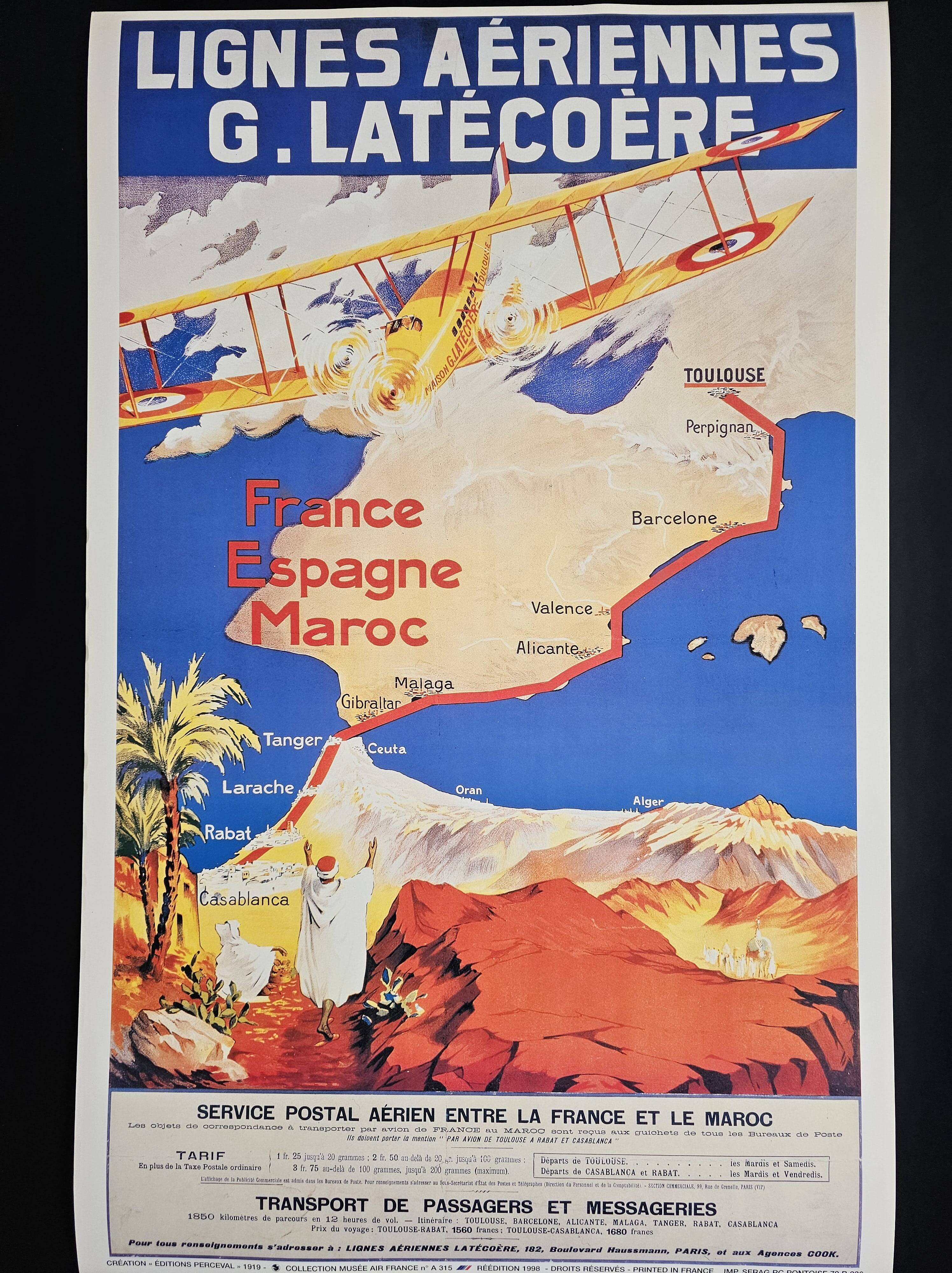 Air France Poster - Latécoère Airlines