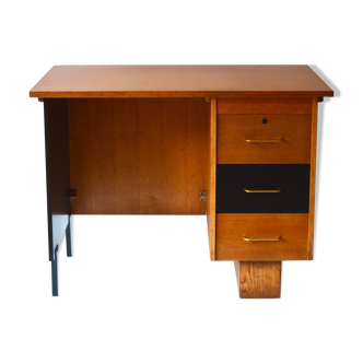 Bureau en bois années 50