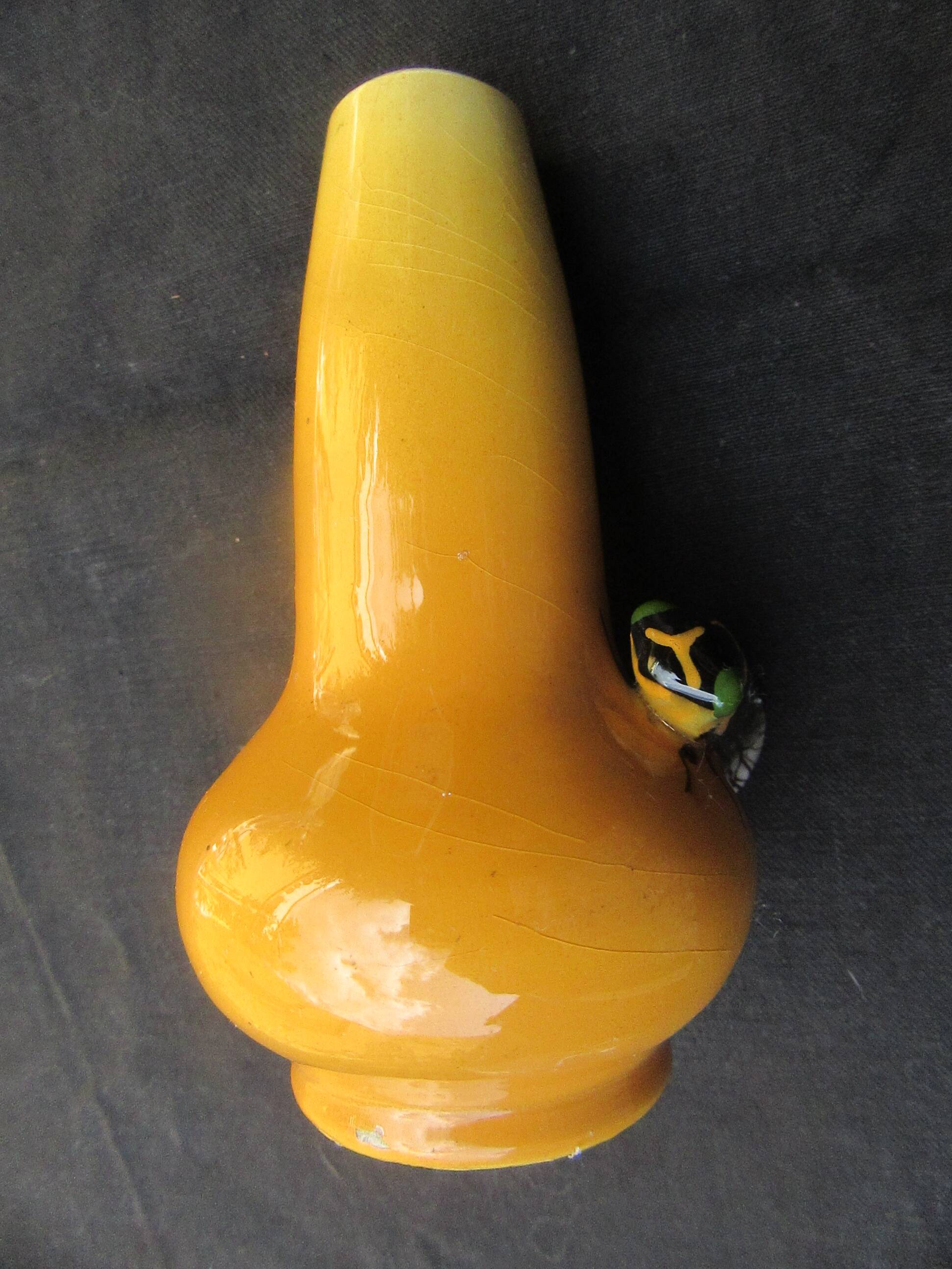 Small vase with cicadas Vallauris - Jérome MASSIER