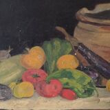 Still life with sandstone pitcher