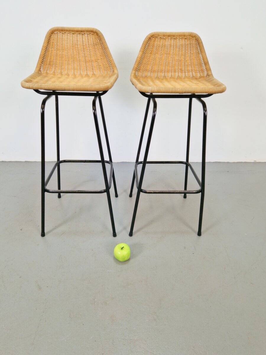 Bar Stools from Rohé Noordwolde, 1960, Set of 2