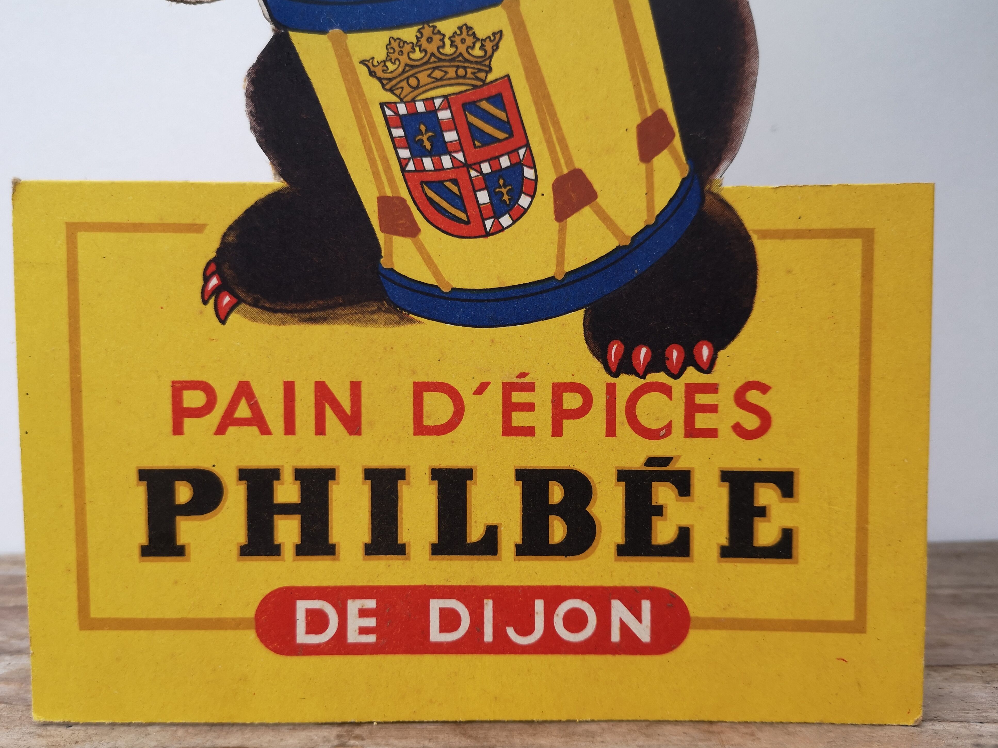 Gingerbread Philbée advertising display