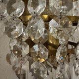 1970s brass pendant wall lights