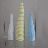 Set of 3 vases from the 'reptile' serie Stig Lindberg for Gustavsberg Sweden 1953