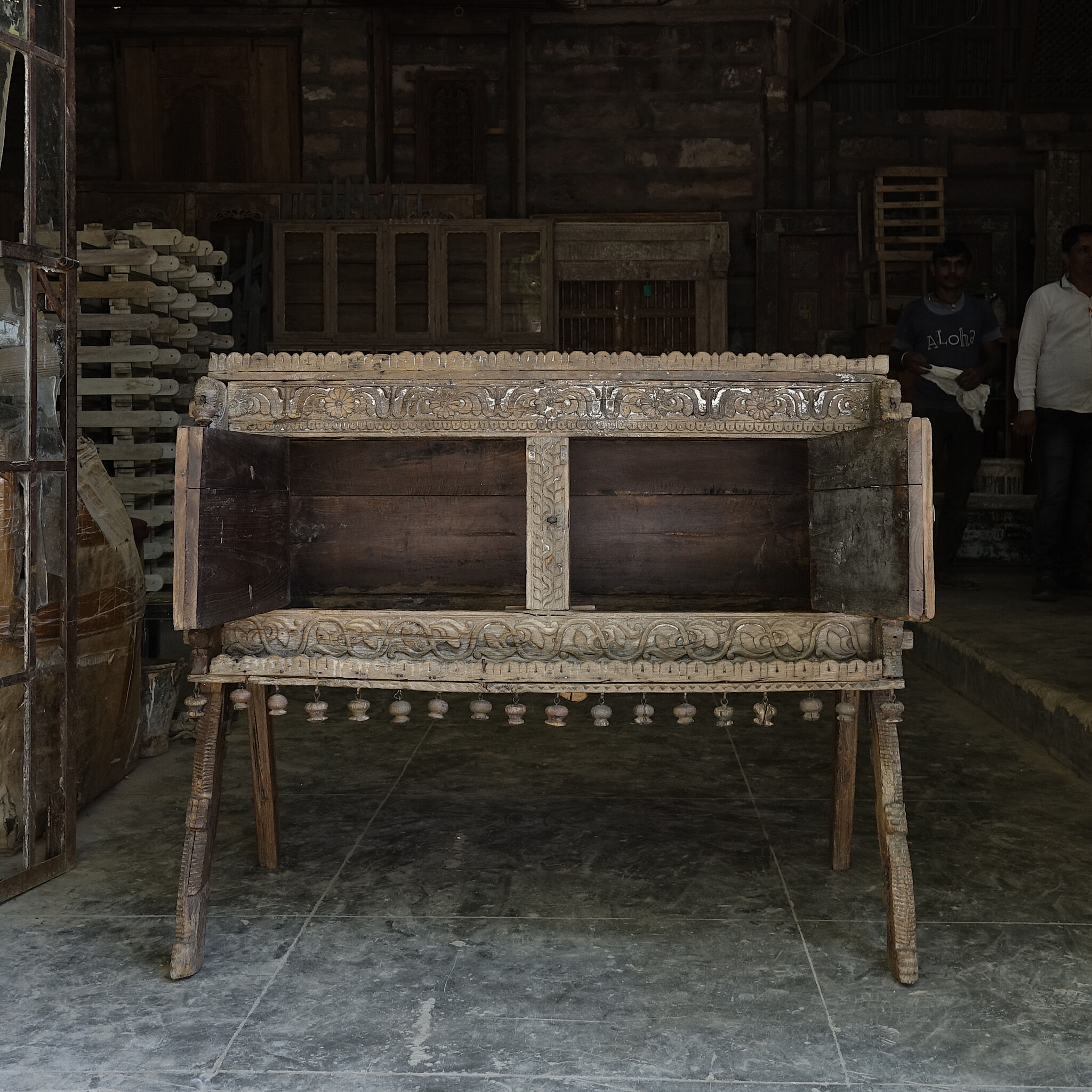 Indian carved furniture