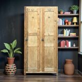 Vintage wooden wardrobe from 1940.