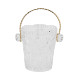 Ancien seau à glace en verre