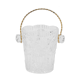 Ancien seau à glace en verre