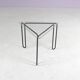 1980s wire metal side table from the Netherlands