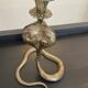Vintage Cobra bronze candle holder from the 70s